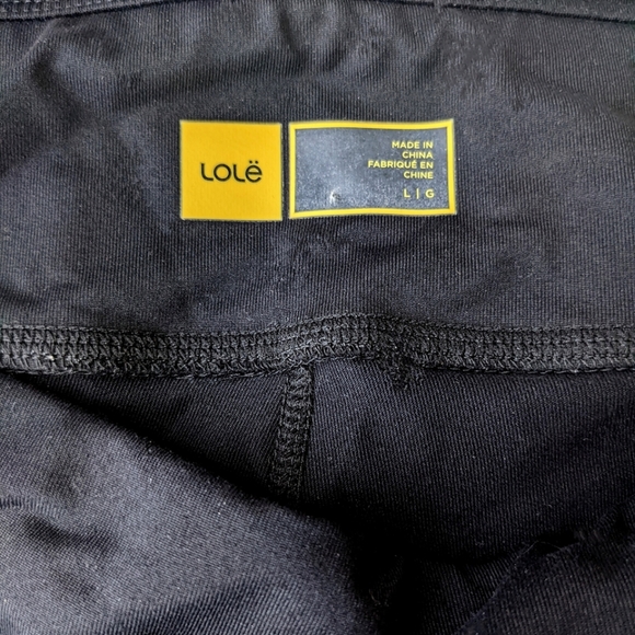 Lolë Corral Black Leggings - L - Picture 3 of 5
